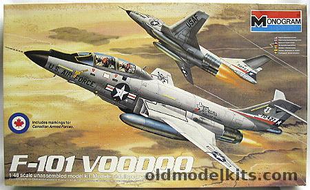 Monogram 1/48 F-101B  Voodoo - Canadian or USAF, 5811 plastic model kit